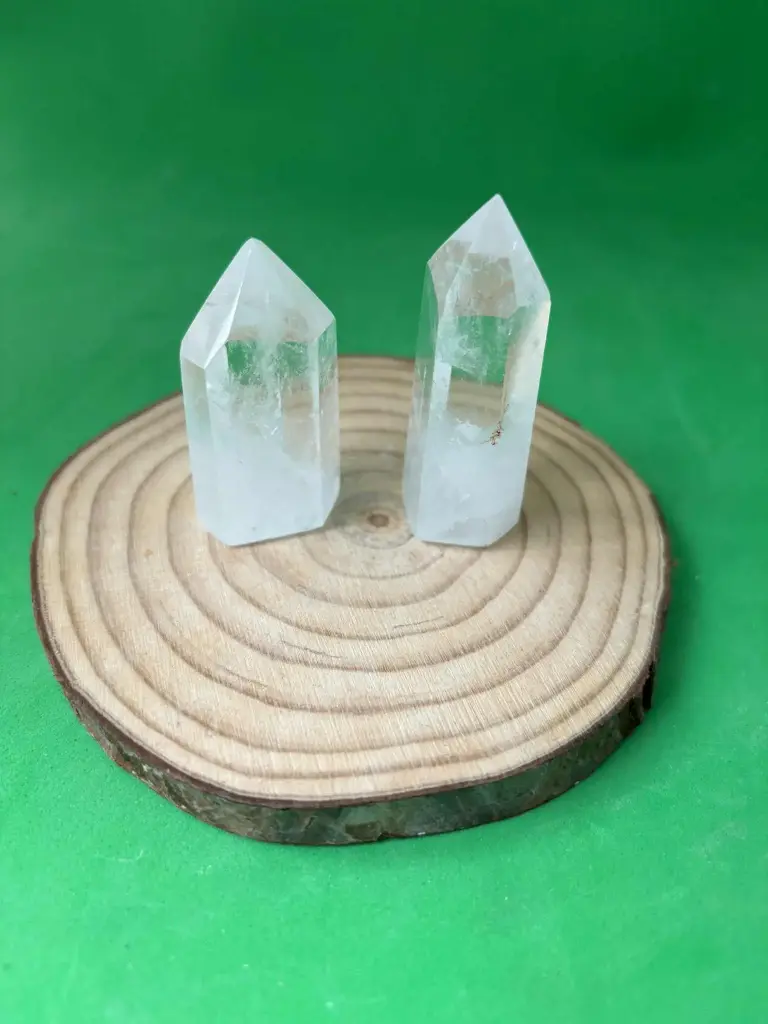 Cristal de roche pointe