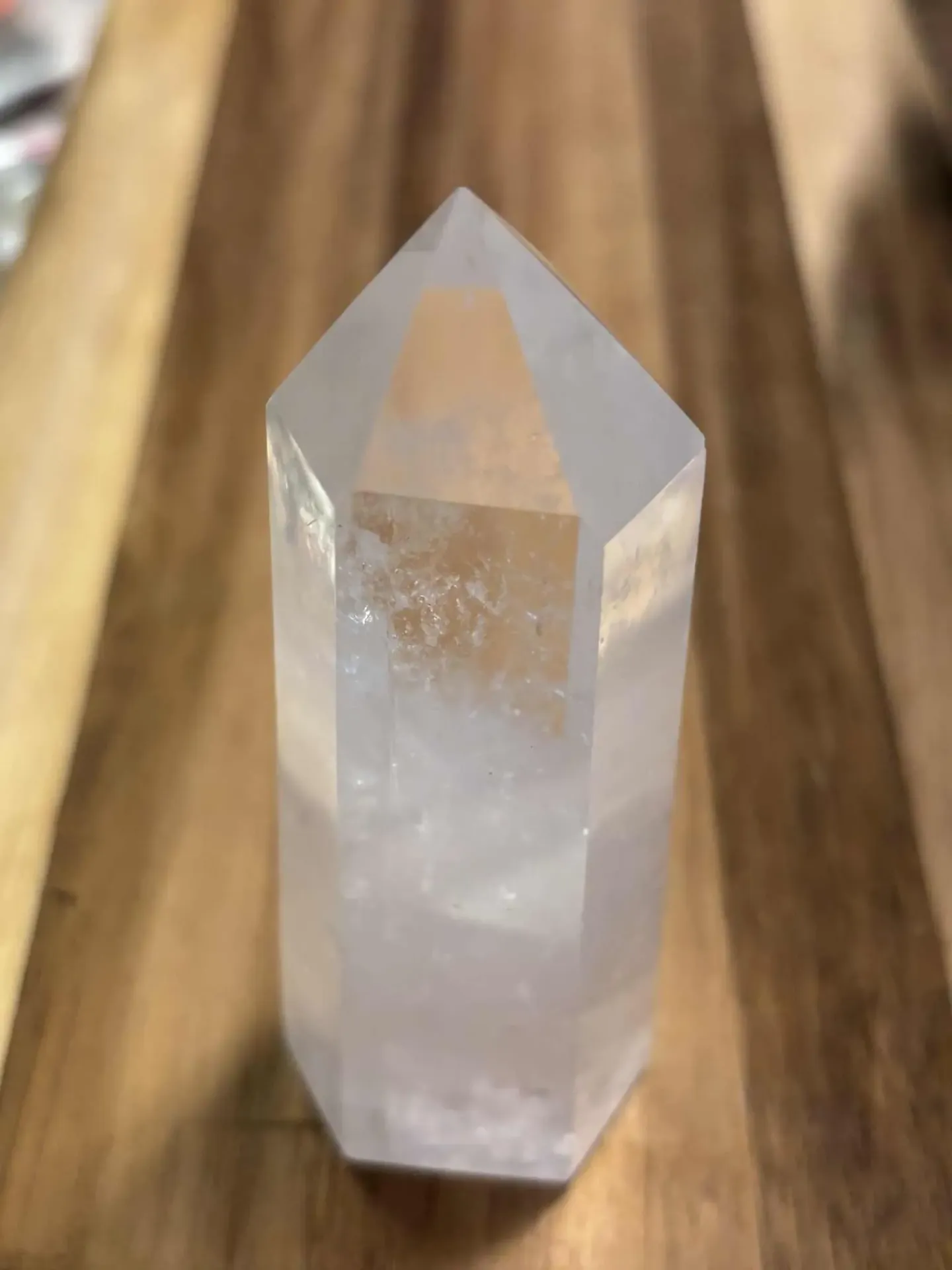 Cristal de roche pointe