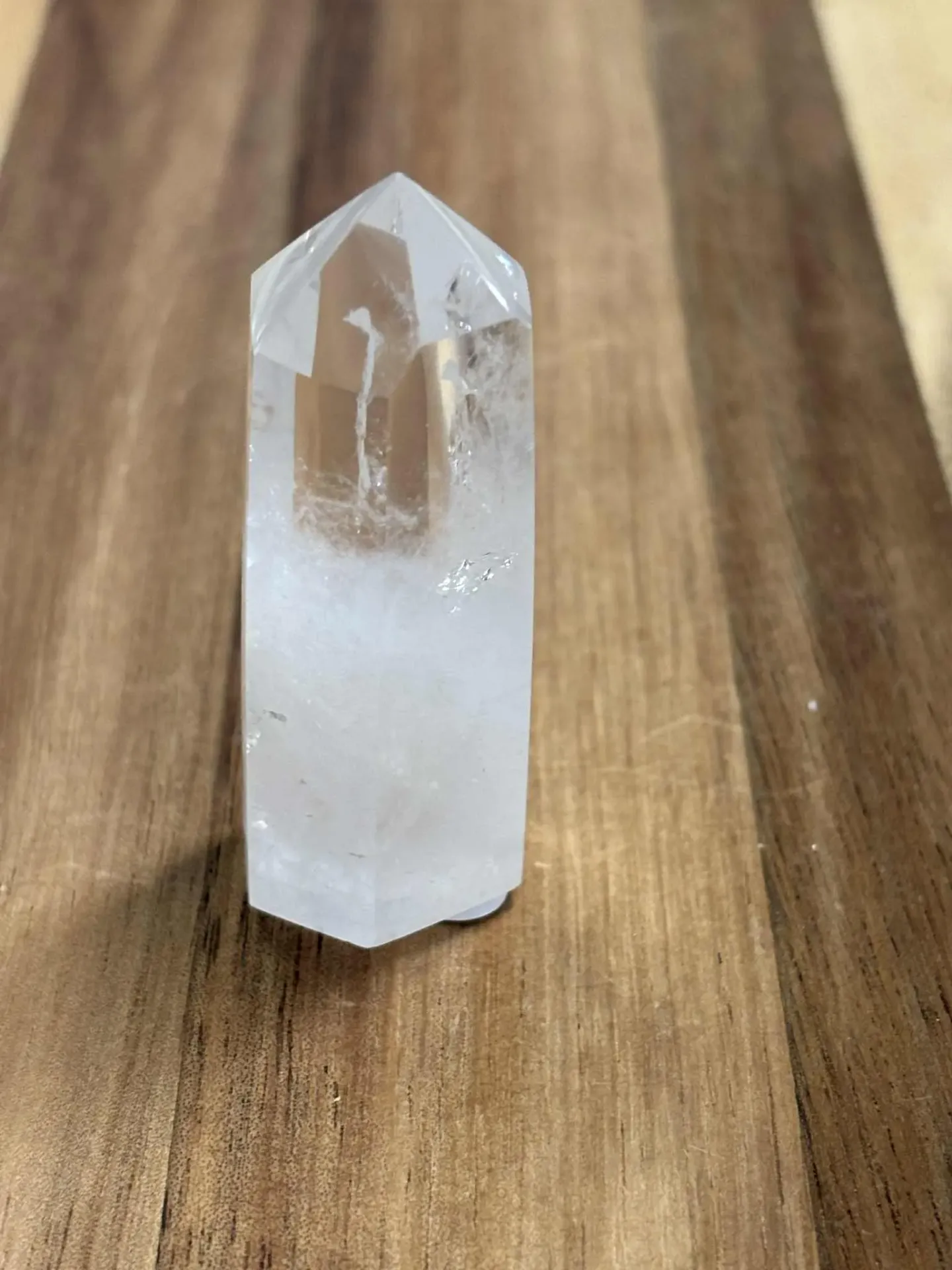 Cristal de roche pointe