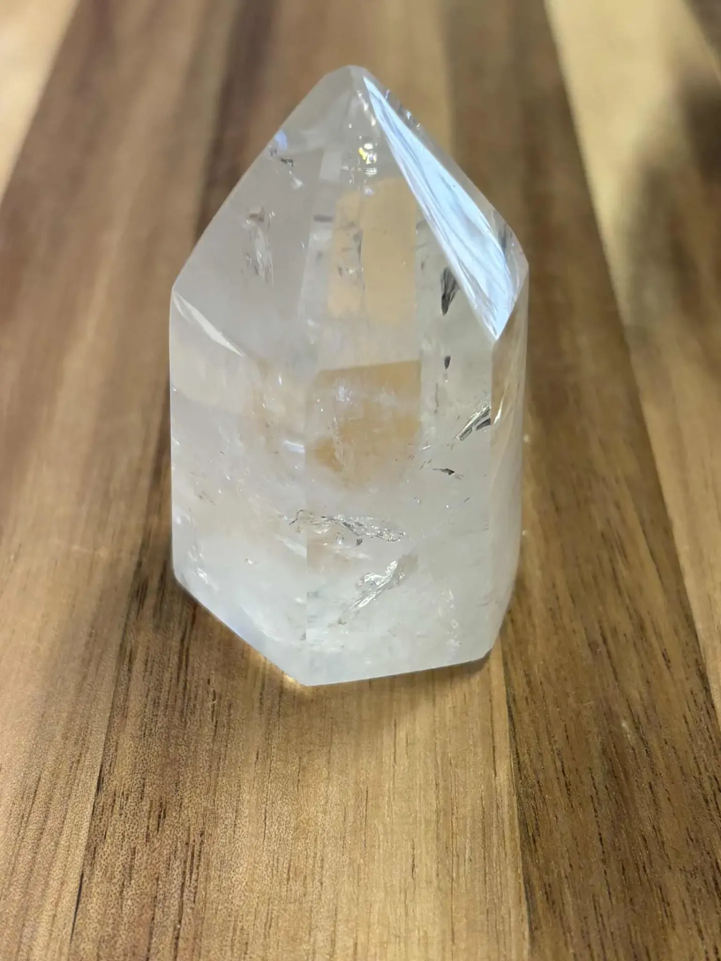 Cristal de roche pointe