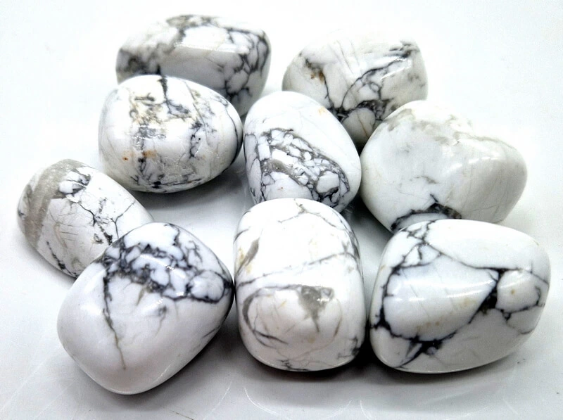 Howlite roulée