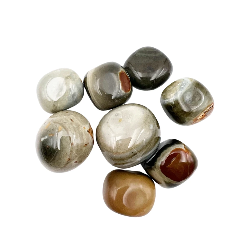 Jaspe océanique roulé