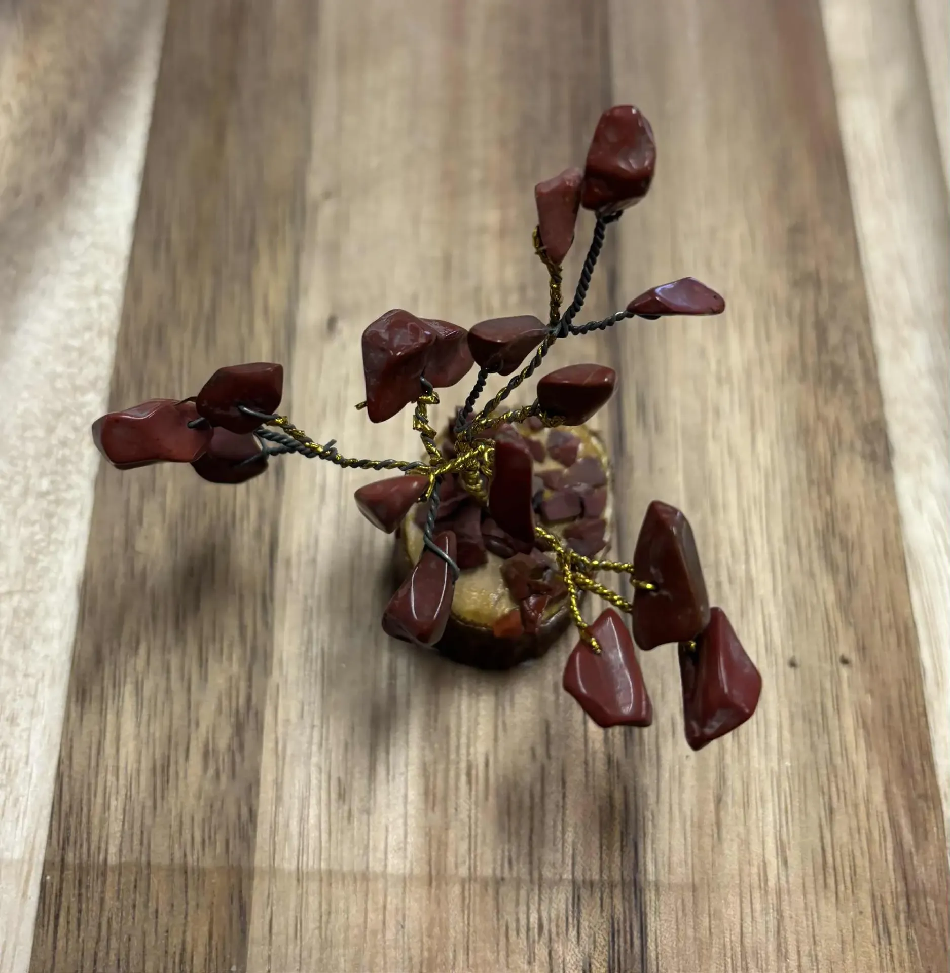 Jaspe rouge arbre de vie mini