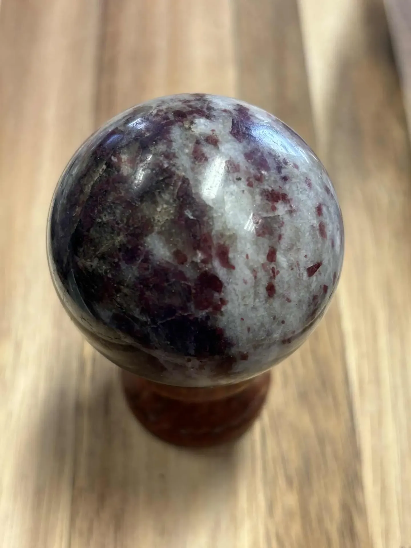 Lépidolite boule