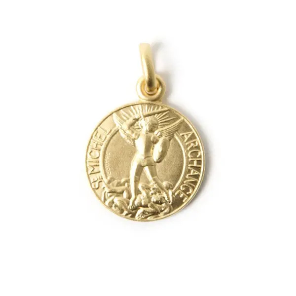 Médaille Saint Michel dorée