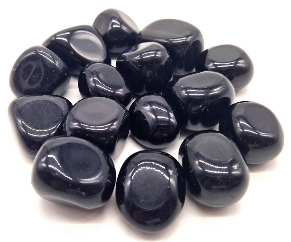 Obsidienne noire roulée