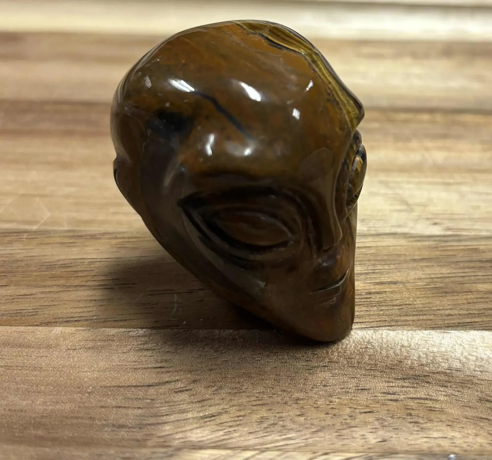 Œil de tigre crâne