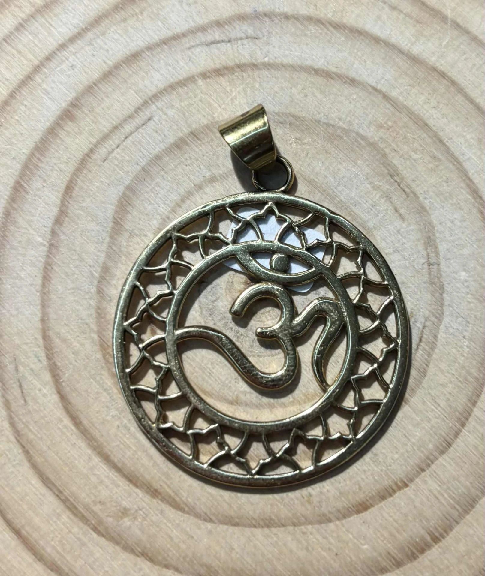 Pendentif Ohm laiton