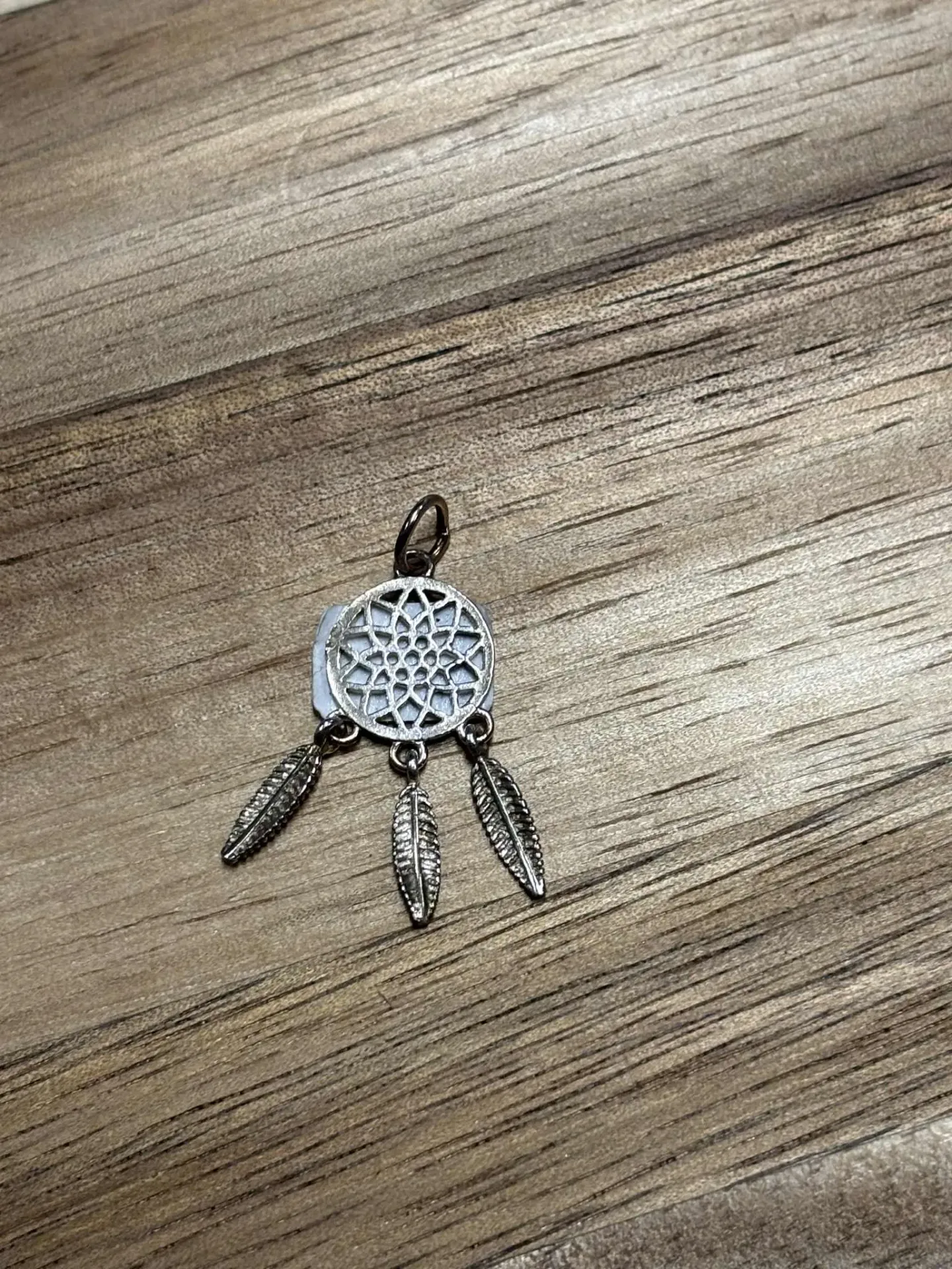 Pendentif Attrape rêves argent