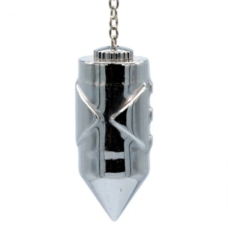 Pendule Atlantis en laiton chromé