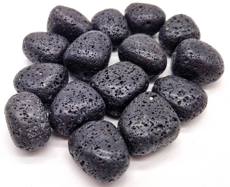 Pierre de lave roulée