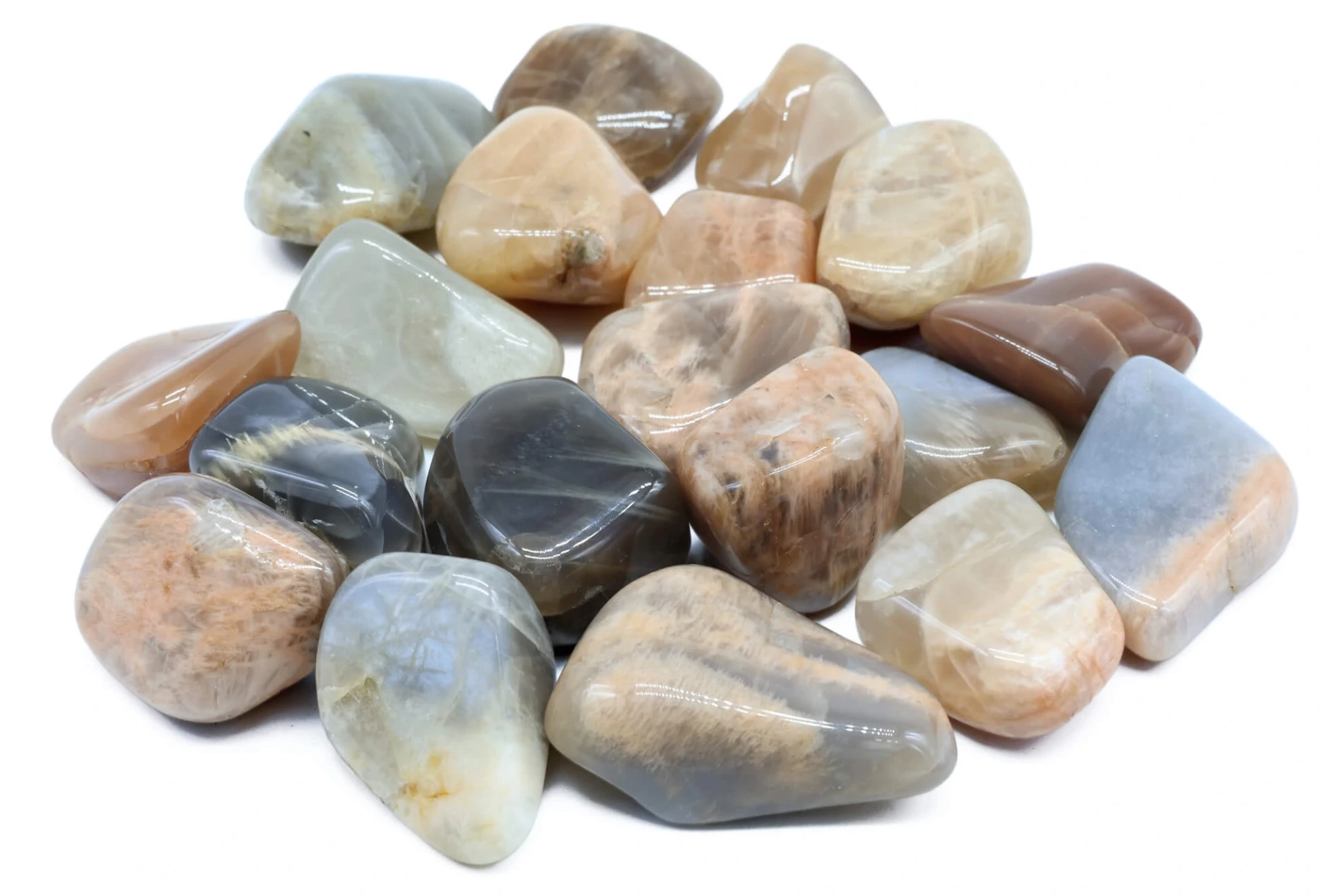 Pierre de lune roulée