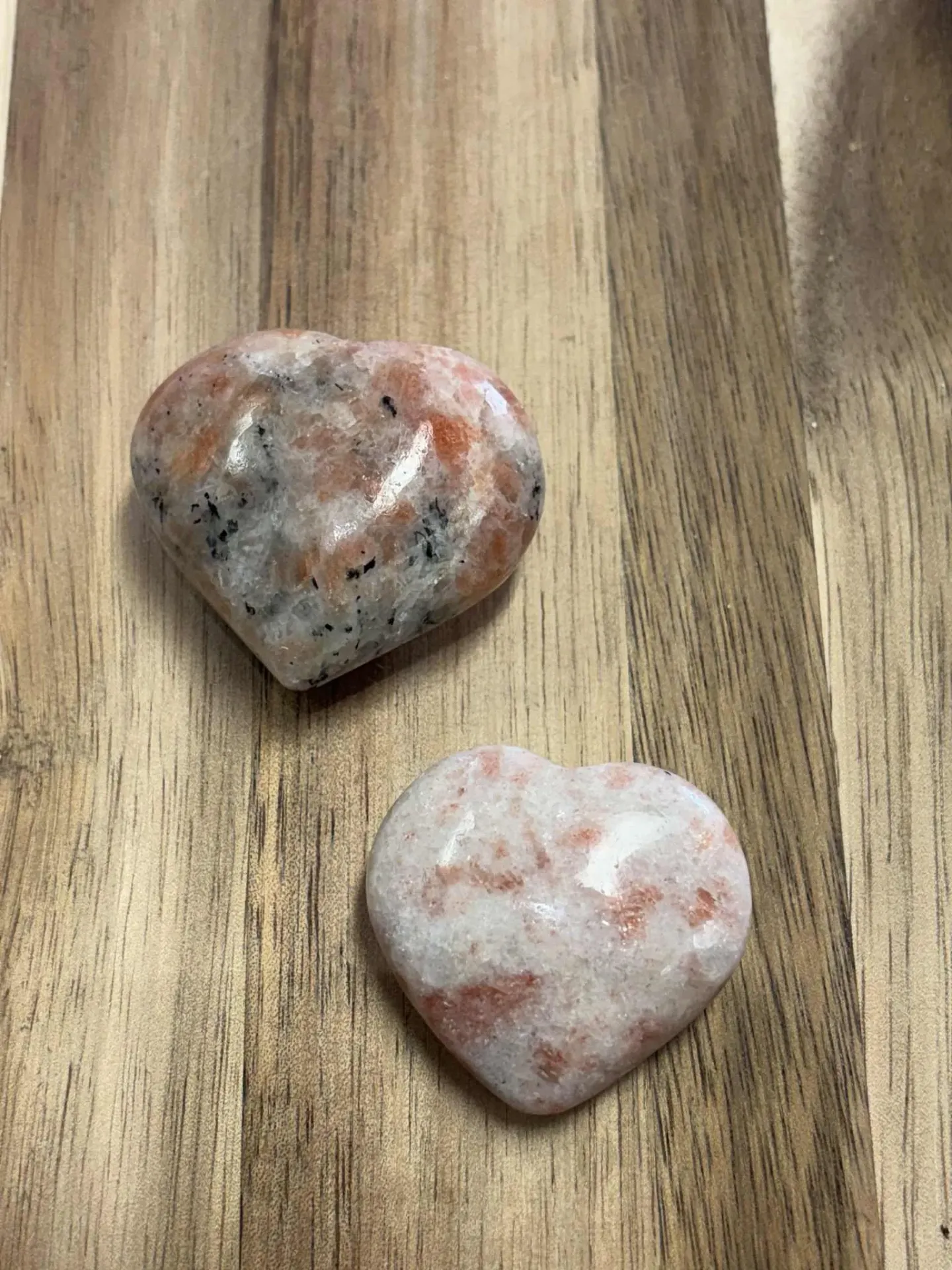 Pierre de soleil cœur