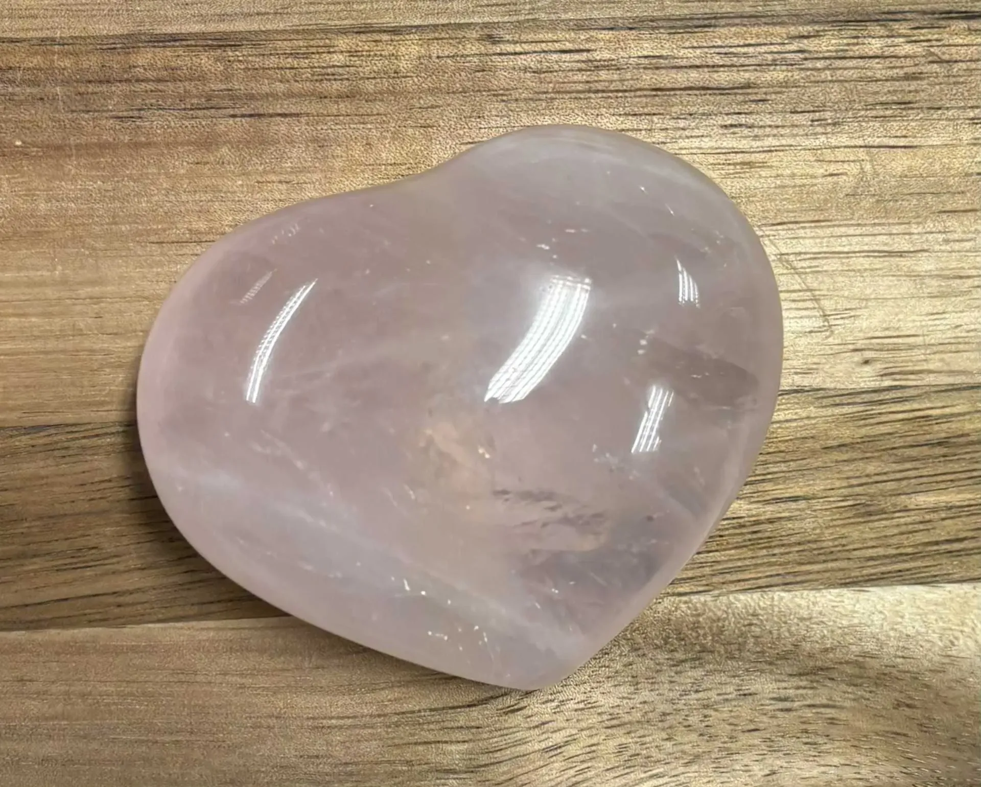 Quartz rose cœur