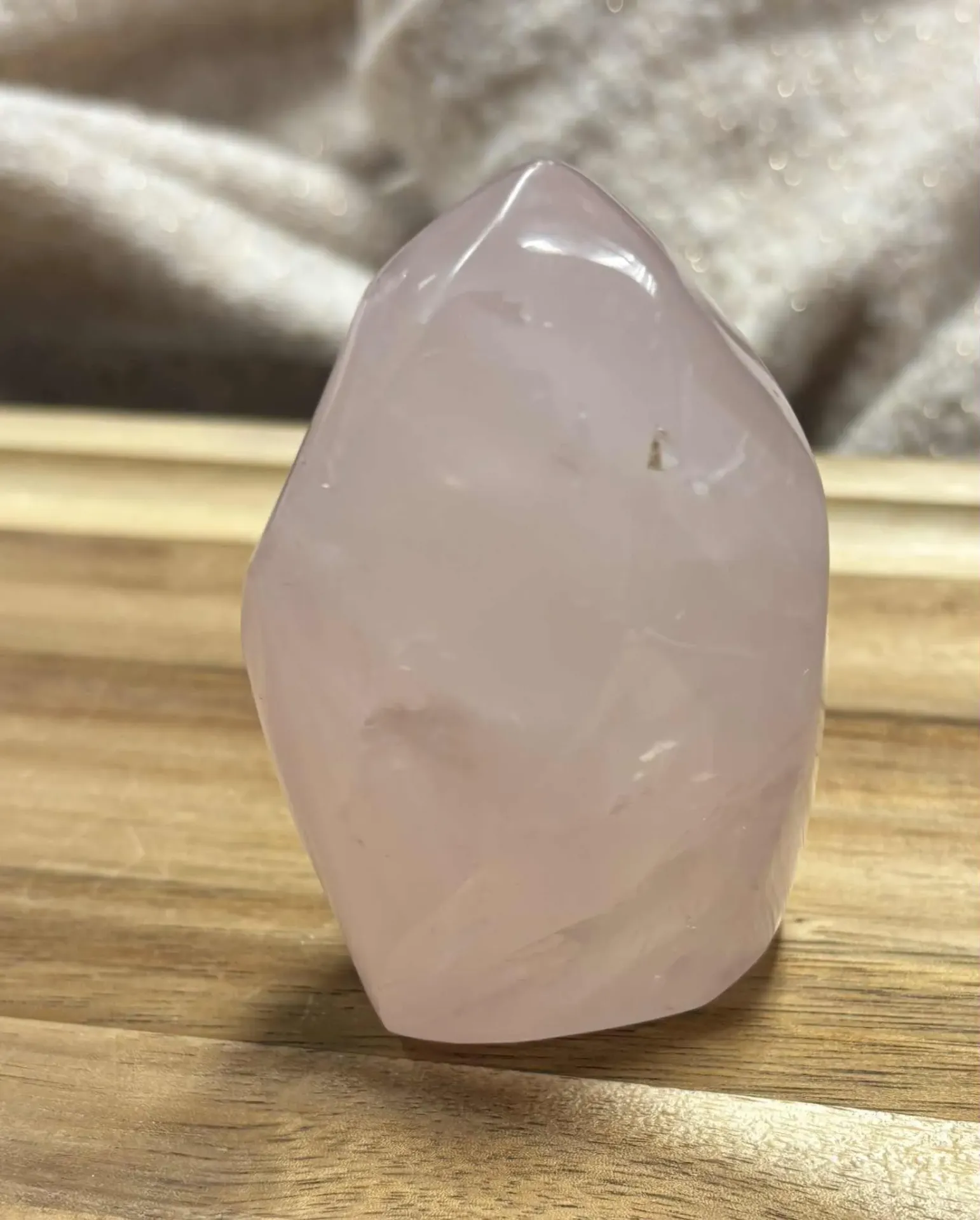 Quartz rose flamme