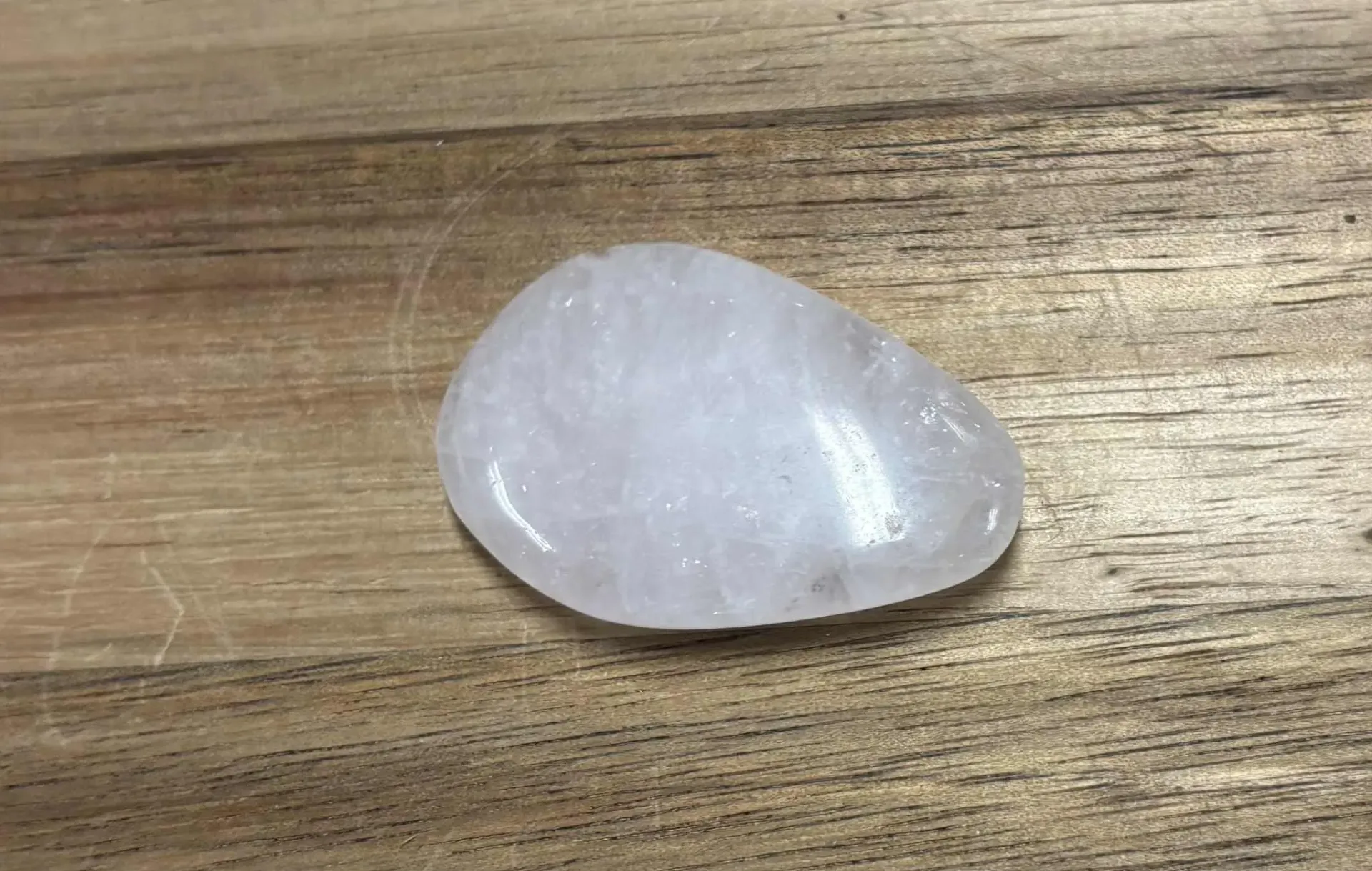 Quartz rose galet