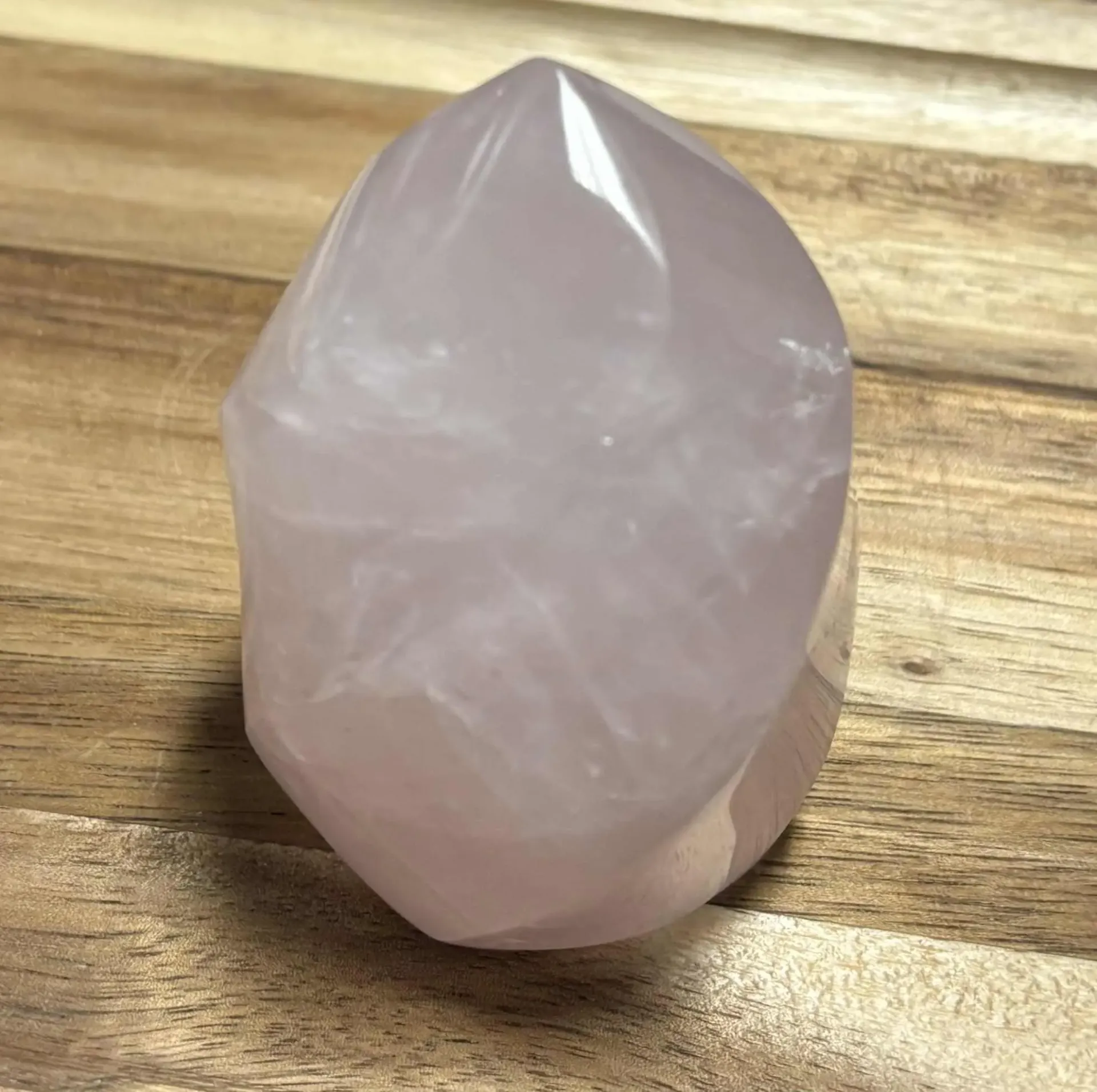 Quartz rose flamme