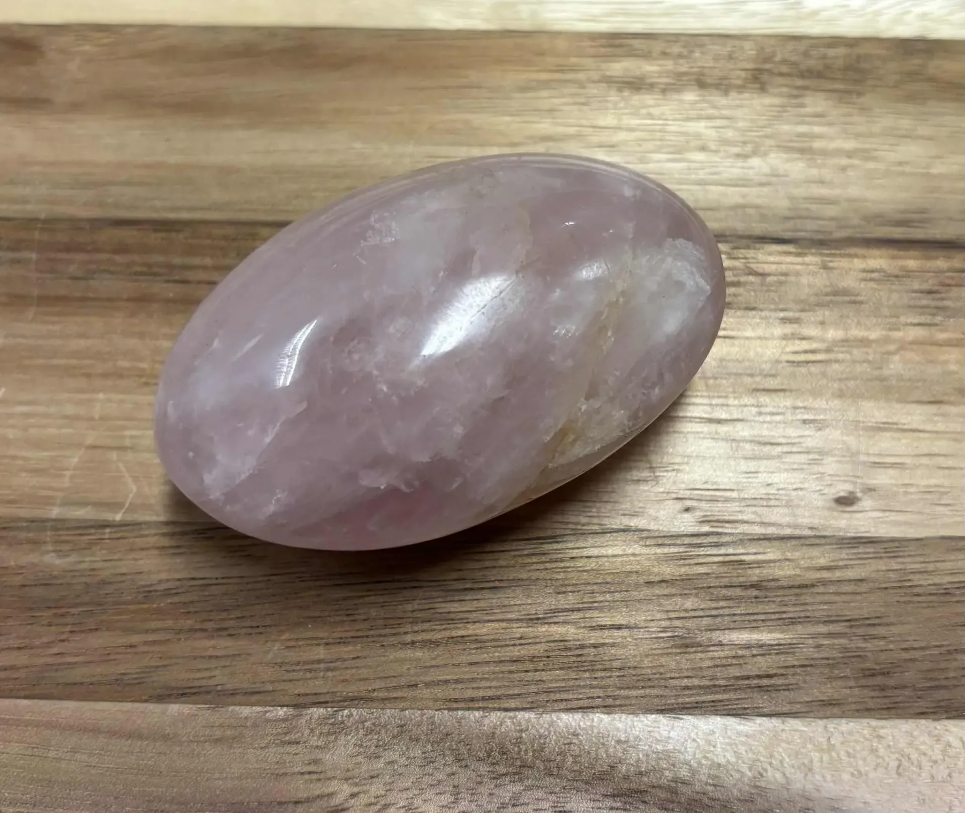 Quartz rose galet