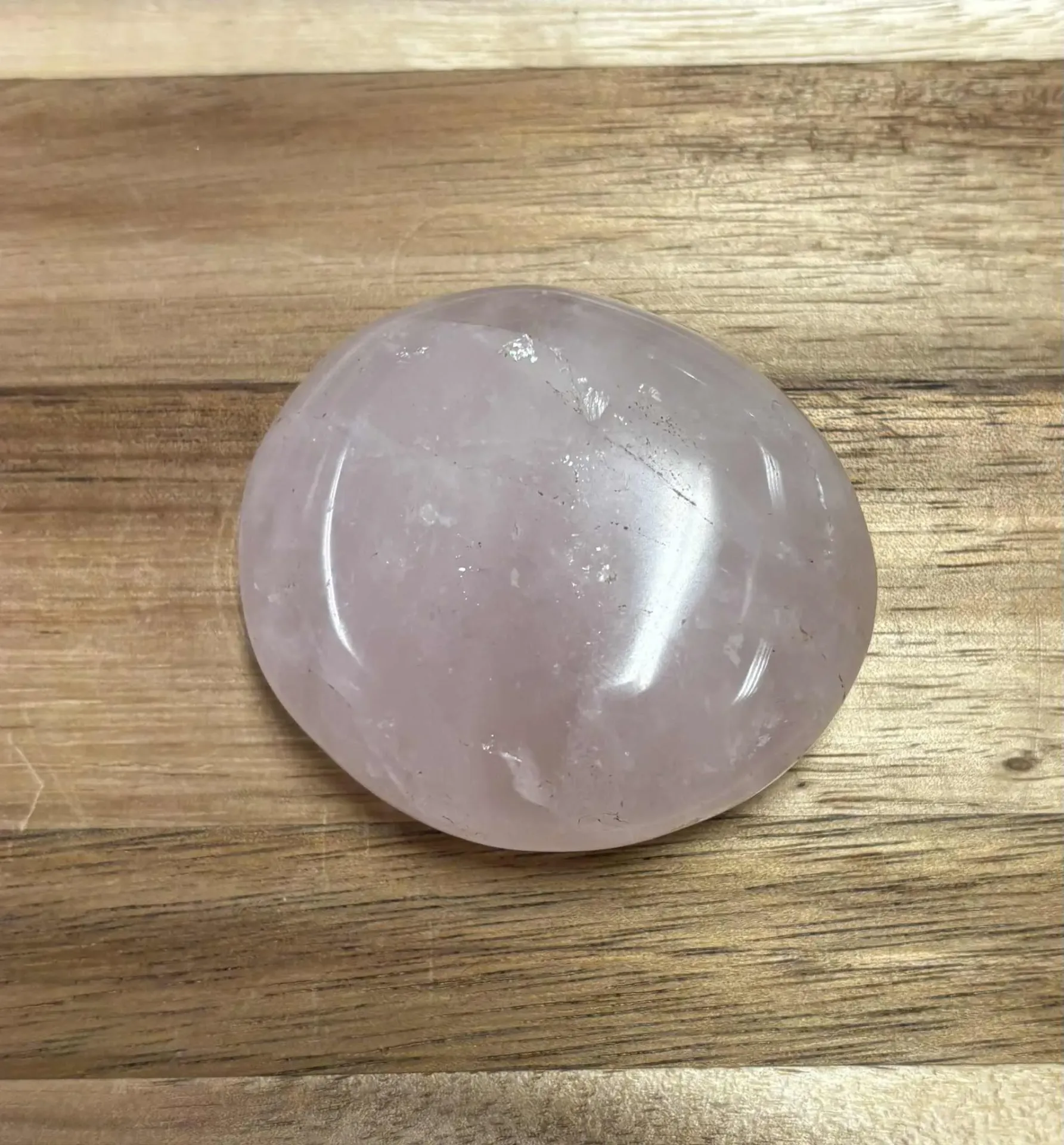Quartz rose galet