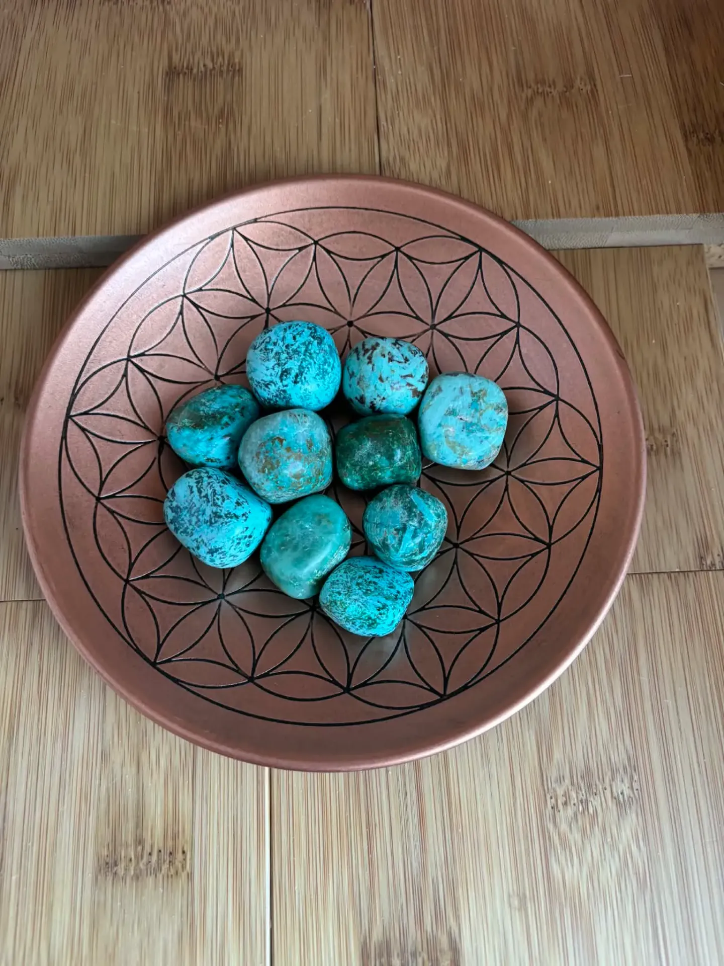 Turquoise roulée