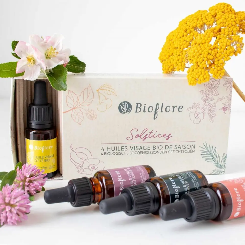 Coffret Solstices 4 huiles visage de saison 