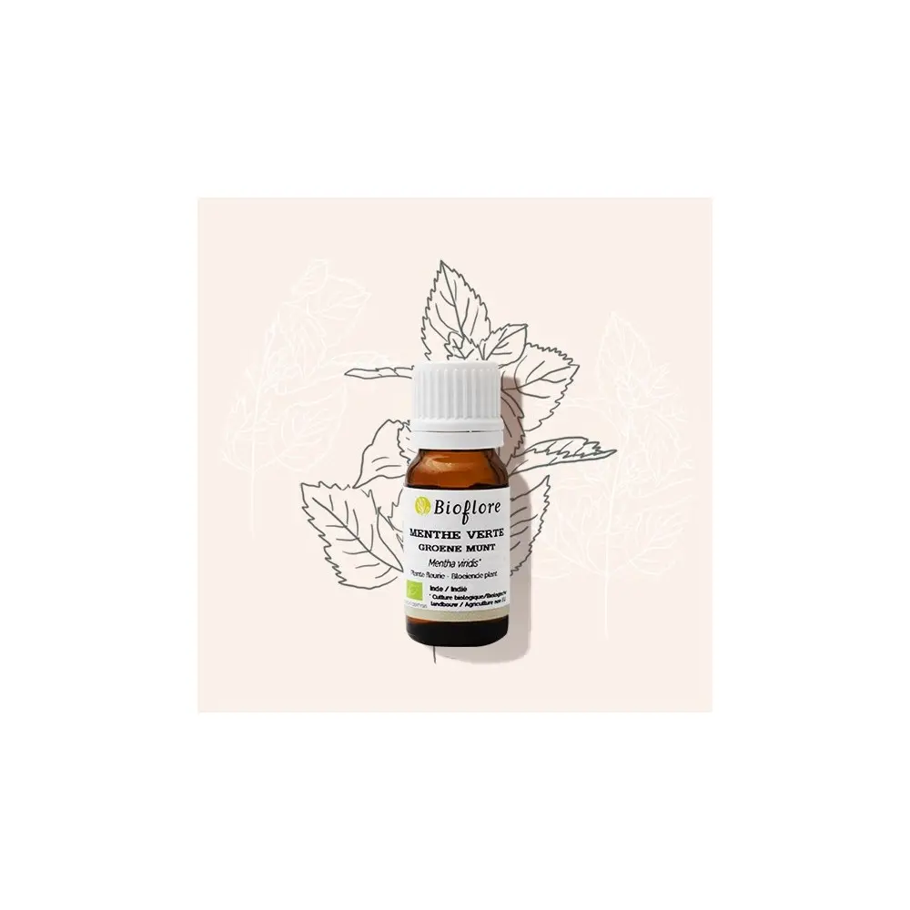 Huile essentielle de Menthe verte ou menthe douce 10ml