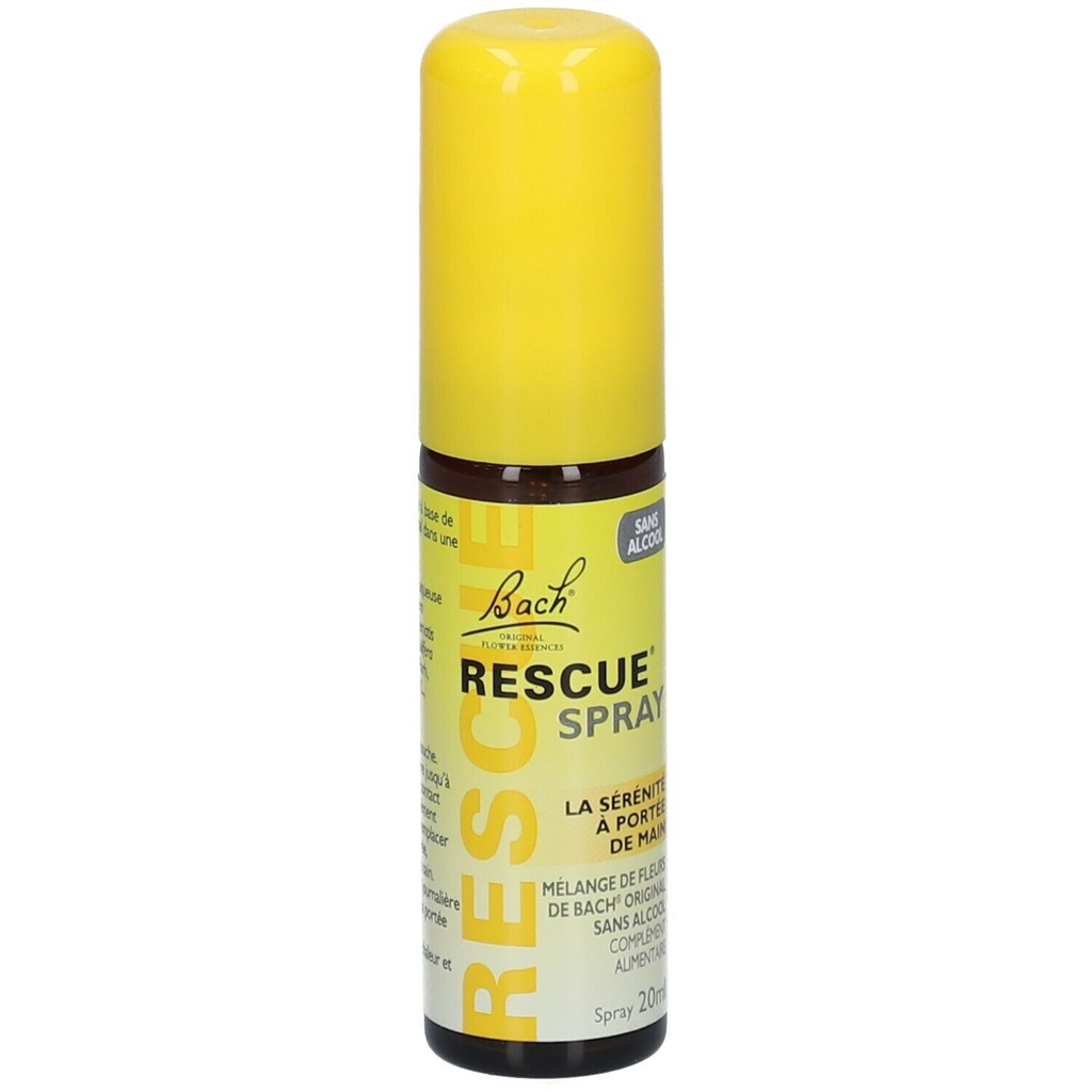 Rescue Bach Spray Sans Alcool 20 ml