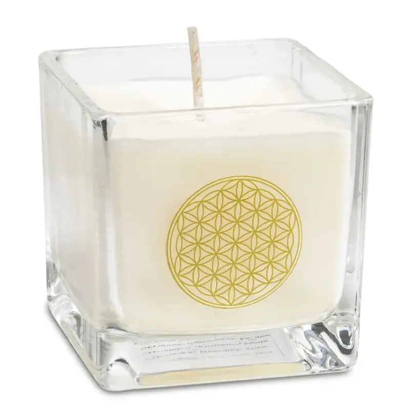 Bougie parfumée fleur de vie
