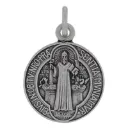 Médaille Saint Benoît argentée