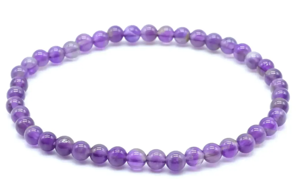 Bracelet Améthyste 4mm