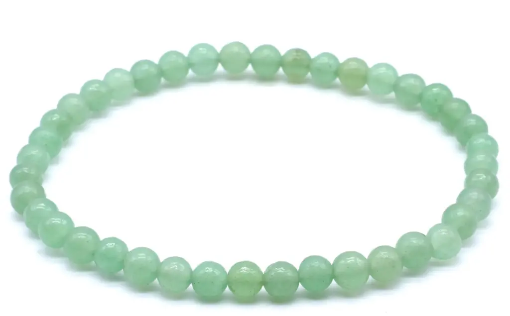 Bracelet Aventurine verte 4mm
