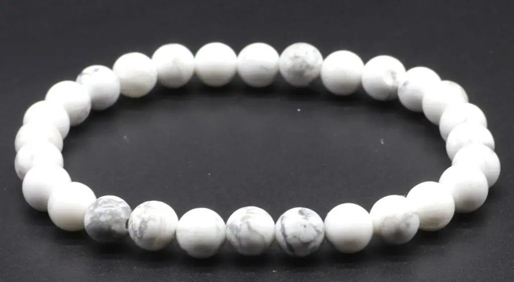 Bracelet Howlite 6mm