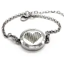 Bracelet d'Aromathérapie Cœur Pixel