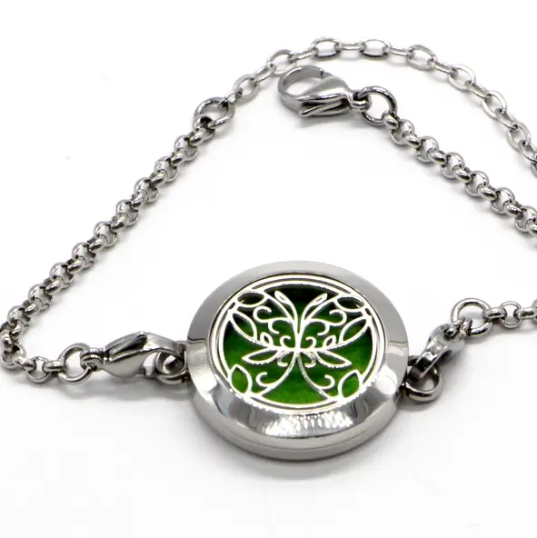 Bracelet d'Aromathérapie Papillon Abstrait