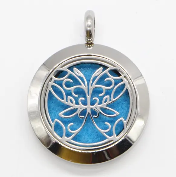 Collier d'Aromathérapie Papillon Abstrait
