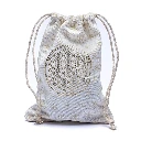 Sac en coton fleur de vie blanc