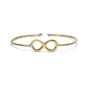 Bracelet Infinity en laiton couleur dorée ajustable