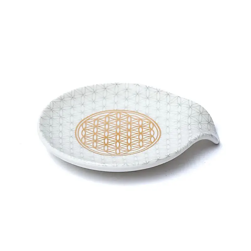 Porte sachet de thé fleur de Vie