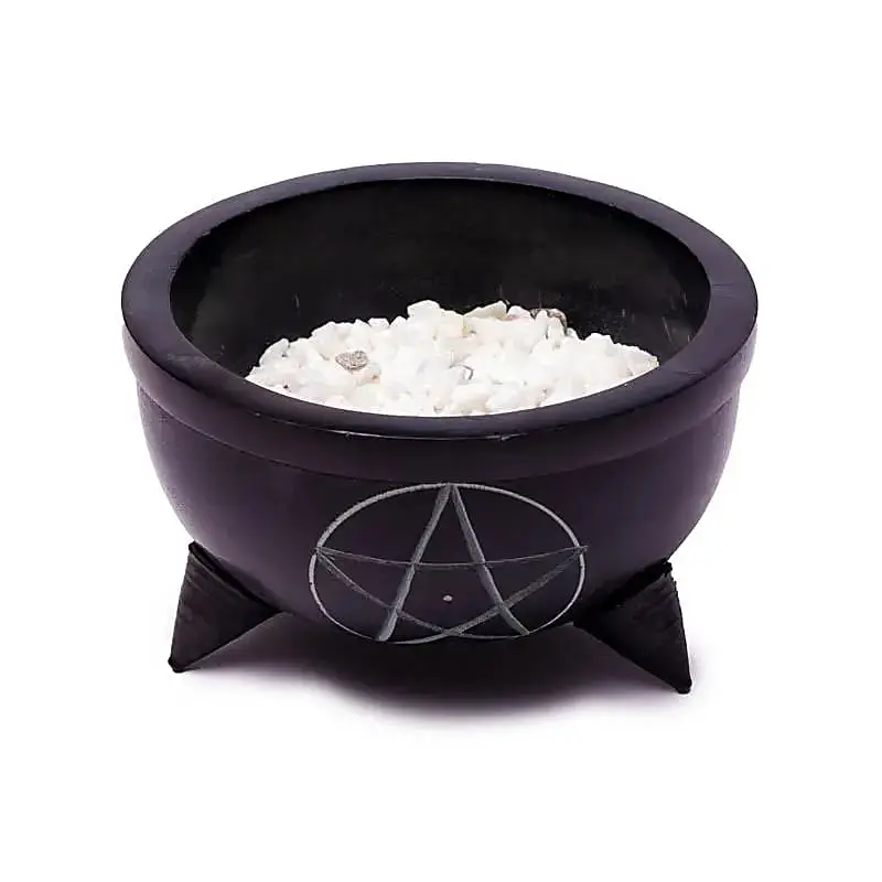 Bol encens Pentacle pierre de savon