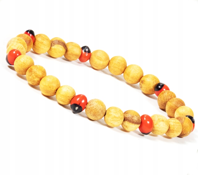 Bracelet Palo Santo avec perles Huayruro