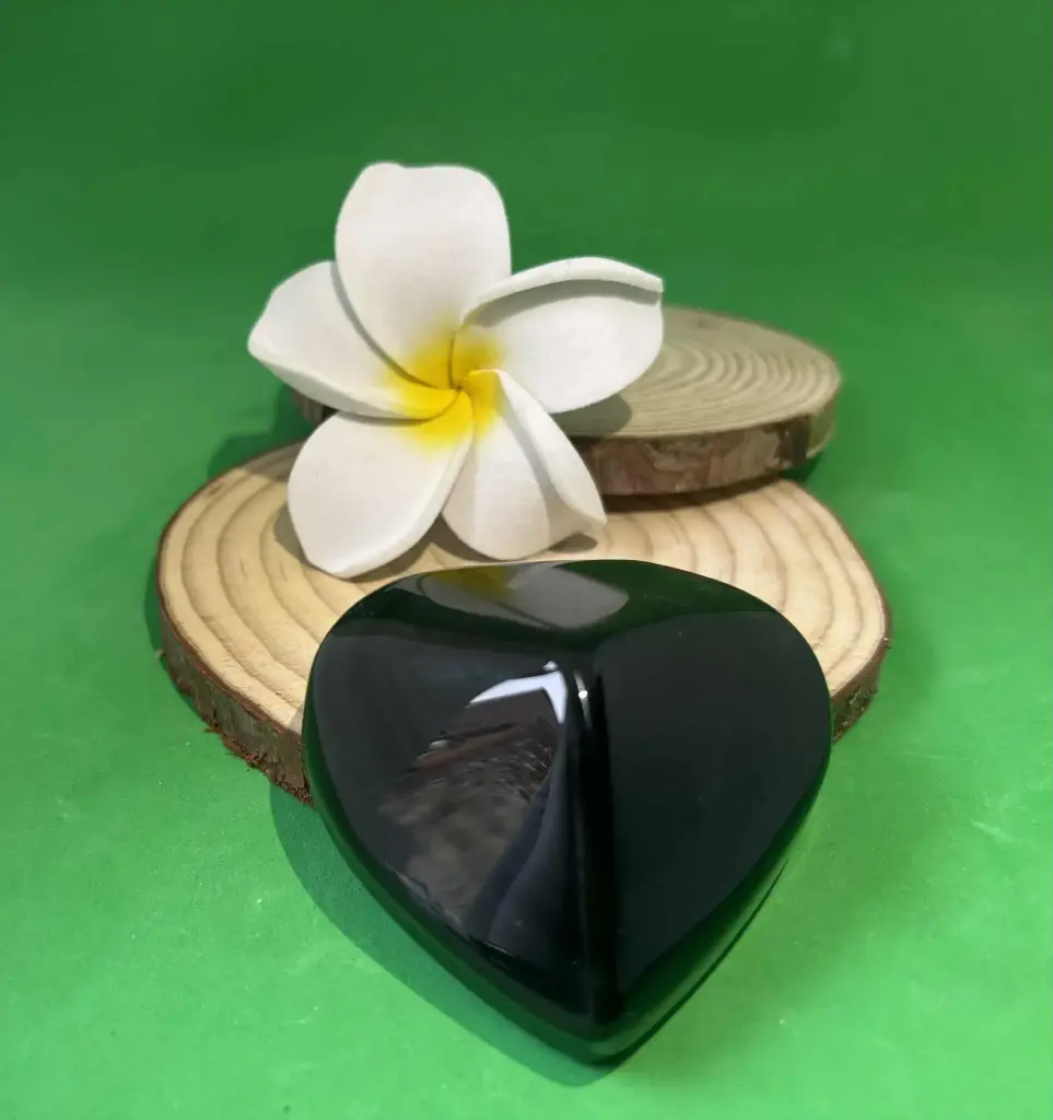 Obsidienne œil Céleste cœur gros