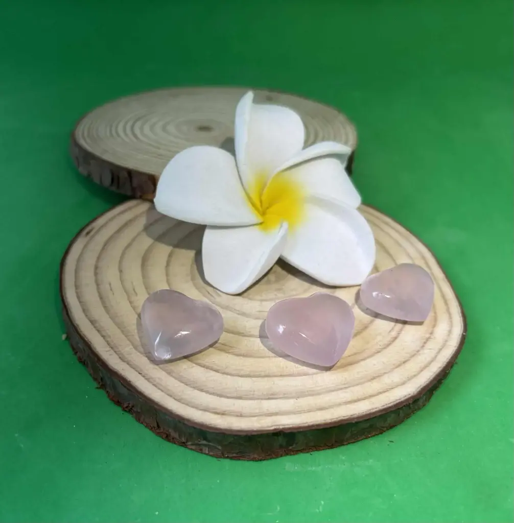 Quartz Rose cœur mini