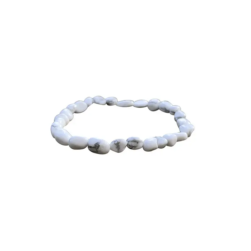 Bracelet Howlite grains