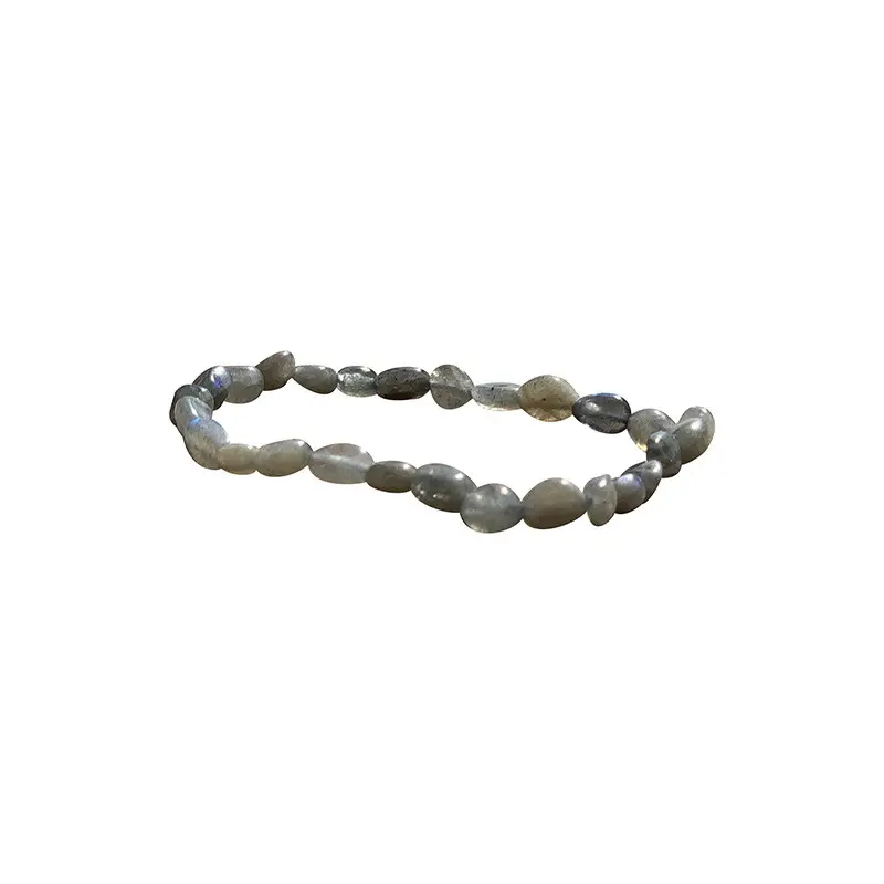 Bracelet labradorite grains