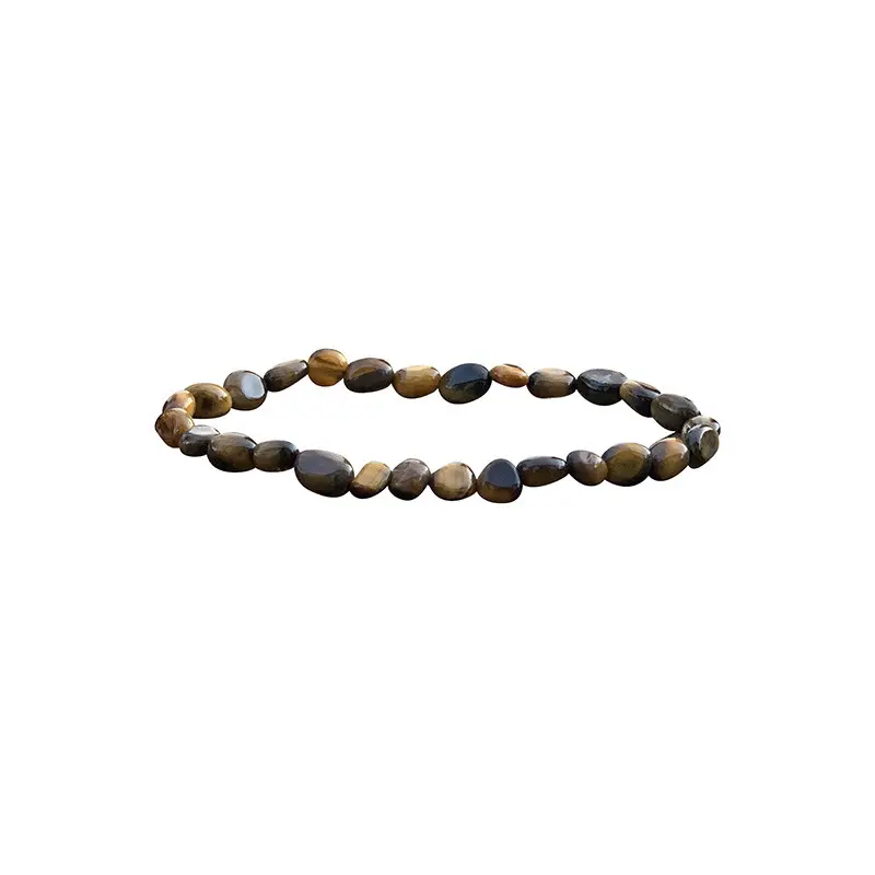 Bracelet œil de tigre grains