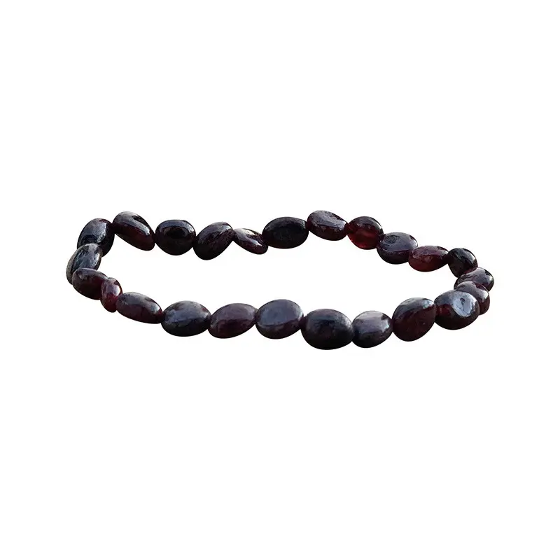 Bracelet grenat grains