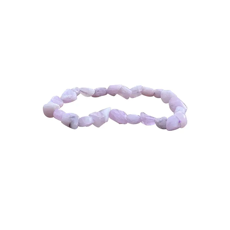 Bracelet Kunzite grains