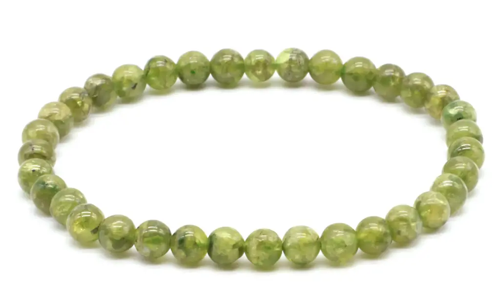 Bracelet Péridot 6mm