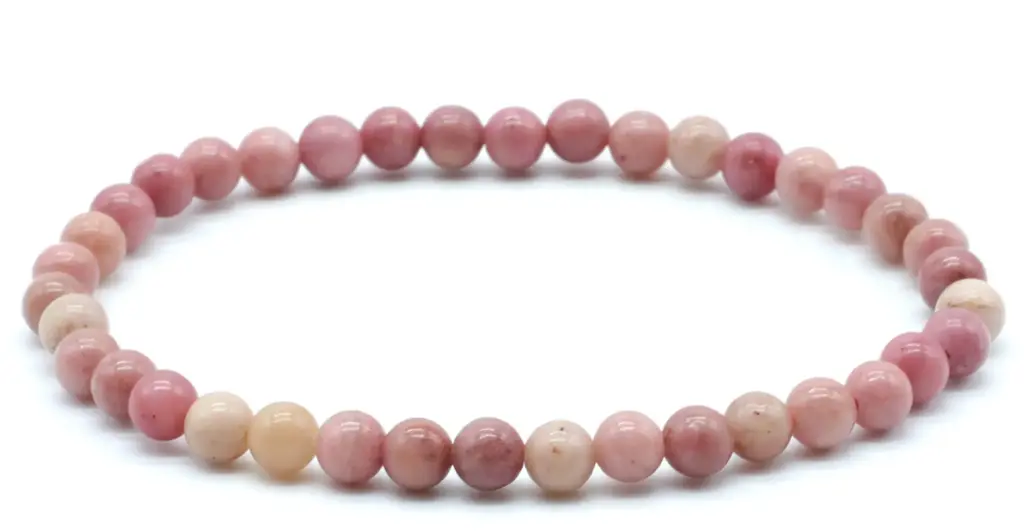 Bracelet Rhodonite Unie 4mm