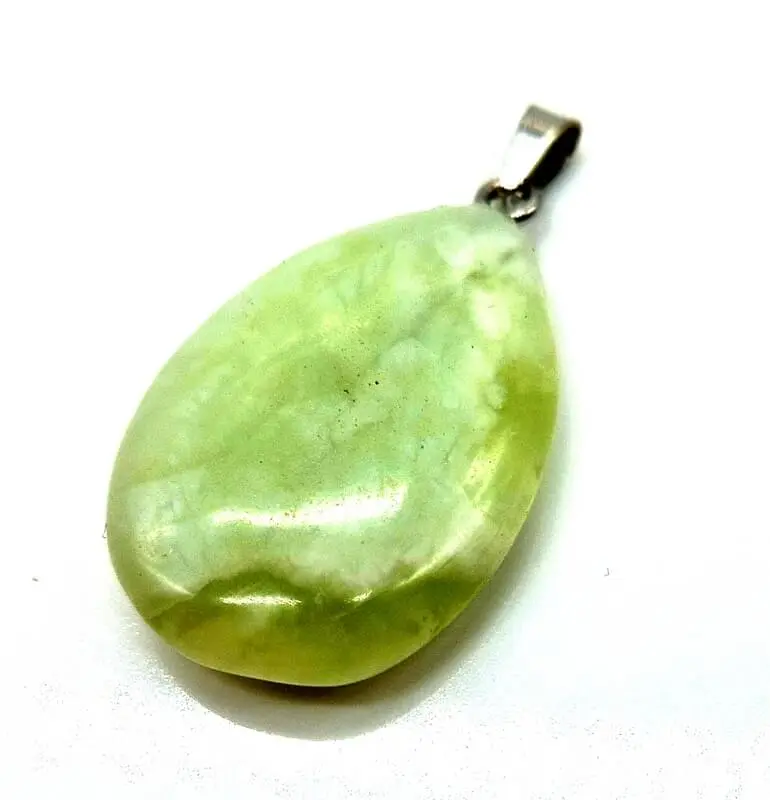 Pendentif Jade Verte Larme